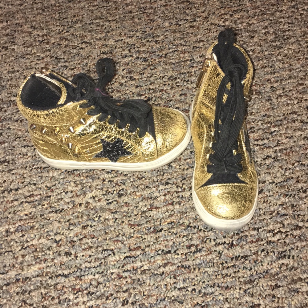 Girls' Nina Ima High Top Gold